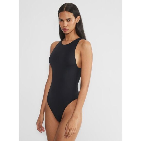 Aritzia Babaton Contour '90s High-crewneck Bodysuit Size M - Picture 2 of 11